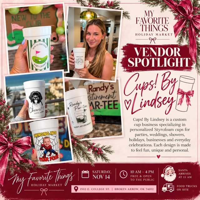 Vendor spotlight: Cups! By Lindsey